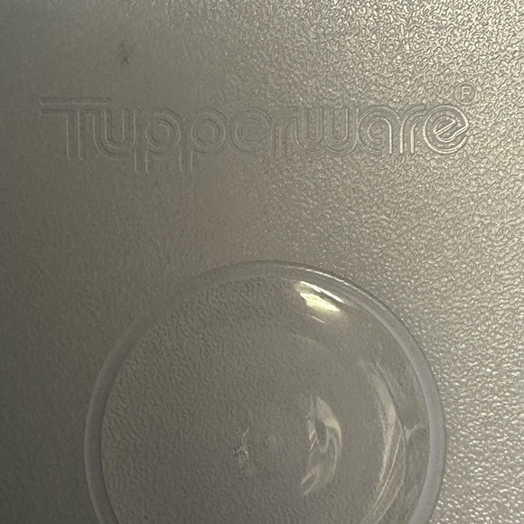 Tupperware Party Server Covered Tray #1665G-1 Veggie Server 14”Vintage- CLEAN - Picture 5 of 5